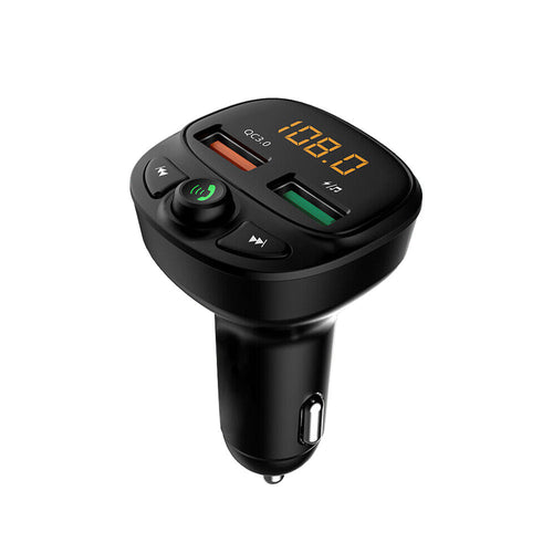 Car Phone Charger FM Transmitter Suitable for iPhone Samsung